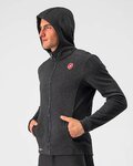 CASTELLI Bluza - MILANO FZ FLEECE - czarny