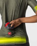 CASTELLI Koszulka kolarska z krótkim rękawem - GRADIENT LADY - zielony