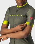 CASTELLI Koszulka kolarska z krótkim rękawem - GRADIENT LADY - zielony