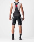 CASTELLI Krótkie spodnie kolarskie z szelkami - COMPETIZIONE KIT - czarny/srebrny