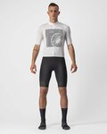 CASTELLI Koszulka kolarska z krótkim rękawem - BAGARRE - kość słoniowa