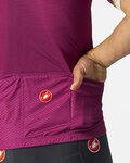 CASTELLI Koszulka kolarska z krótkim rękawem - GRIMPEUR - cyklamen