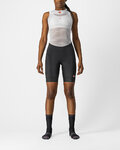 CASTELLI Krótkie spodnie kolarskie bez szelek - ENDURANCE LADY - czarny