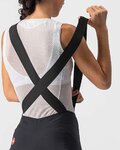 CASTELLI Krótkie spodnie kolarskie z szelkami - VELOCISSIMA 3 LADY - czarny