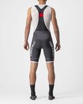 CASTELLI Krótkie spodnie kolarskie z szelkami - COMPETIZION KIT - szary