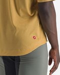 CASTELLI Koszulka kolarska z krótkim rękawem - TRAIL TECH 2 - żółty