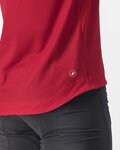 CASTELLI Koszulka kolarska z krótkim rękawem - TRAIL TECH 2 - czerwony