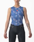 CASTELLI Kolarski bezrękawnik - PRO MESH 4 W LADY - niebieski