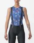 CASTELLI Kolarski bezrękawnik - PRO MESH 4 W LADY - niebieski