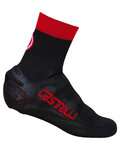 CASTELLI Kolarskie ochraniacze na buty rowerowe - BELGIAN  - czarny/czerwony