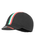 CASTELLI Czapka kolarska - ROSSO CORSA  - czarny