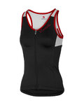 CASTELLI Koszulka kolarska bez rękawów - SOLARE LADY - czarny/biały/czerwony
