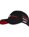 Czapka kolarska - SUNWEB 2019 PODIUM - czarny/czerwony