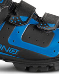 Buty rowerowe - CX-3-19 MTB NYLON - niebieski/czarny