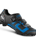 Buty rowerowe - CX-3-19 MTB NYLON - niebieski/czarny