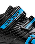 Buty rowerowe - CX-4-19 MTB NYLON - niebieski/czarny