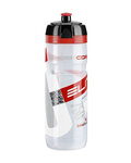 ELITE Bidon kolarski - SUPERCORSA 750 ml - przezroczysty/czerwony
