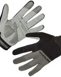 Kolarskie rękawiczki z długimi palcami - HUMMVEE PLUS II - czarny/szary