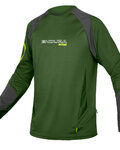 Letnia koszulka kolarska z długim rękawem - MT500 BURNER SUMMER - zielony/szary