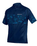 Koszulka kolarska z krótkim rękawem - HUMMVEE RAY MTB - niebieski