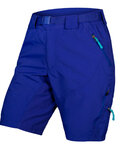 Krótkie spodnie kolarskie bez szelek - HUMMVEE II LADY - niebieski