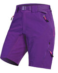 Krótkie spodnie kolarskie bez szelek - HUMMVEE II LADY - fioletowy
