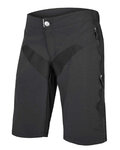 Krótkie spodnie kolarskie bez szelek - SINGLETRACK - czarny
