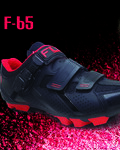 FLR Buty rowerowe - F65 MTB - czarny/czerwony