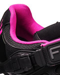 FLR Buty rowerowe - F15 - różowy/czarny