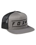FOX Czapka kolarska - PINNACLE SNAPBACK - szary
