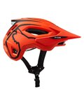 FOX Kask kolarski - SPEEDFRAME PRO DVIDE - pomarańczowy