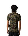 FOX Kolarska koszulka z krótkim rękawem - VZNS CAMO - zielony/czarny/brązowy