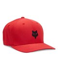 FOX Czapka kolarska - FOX HEAD SELECT FLEXFIT - czerwony