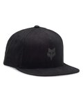 FOX Czapka kolarska - FOX HEAD SNAPBACK - czarny