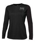 FOX Letnia koszulka kolarska z długim rękawem - RANGER LADY - czarny