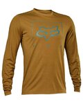 FOX Zimowa koszulka kolarska z długim rękawem - RANGER TRED - brązowy