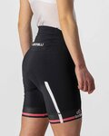 CASTELLI Krótkie spodnie kolarskie bez szelek - GIRO D'ITALIA 2024 W - czarny/różowy