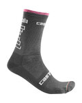 CASTELLI Kolarskie klasyczne skarpetki - GIRO 2019  - szary