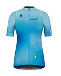 GOBIK Koszulka kolarska z krótkim rękawem - STARK ZIRCON LADY - niebieski/jasnoniebieski