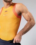 GOBIK Kolarski bezrękawnik - SECOND SKIN - pomarańczowy/żółty