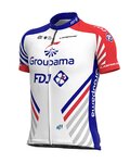 ALÉ Koszulka kolarska z krótkim rękawem - GROUPAMA FDJ 2020 - niebieski/czerwony/biały