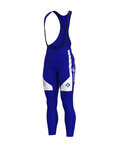 ALÉ Długie spodnie kolarskie z szelkami - GROUPAMA FDJ 20 WNT - niebieski