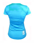 HAVEN Koszulka kolarska z krótkim rękawem - AMAZON LADY MTB - jasnoniebieski/biały