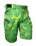 HAVEN Krótkie spodnie kolarskie bez szelek - CUBES NEO - zielony