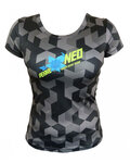 HAVEN Koszulka kolarska z krótkim rękawem - PEARL NEO LADY MTB - czarny