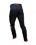 HAVEN Długie spodnie kolarskie bez szelek - SINGLETRAIL LONG - czerwony/czarny