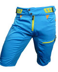 HAVEN Krótkie spodnie kolarskie bez szelek - SINGLETRAIL HMS - niebieski