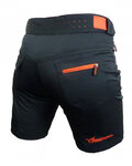 HAVEN Krótkie spodnie kolarskie bez szelek - AMAZON LADY - czarny/czerwony