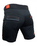 HAVEN Krótkie spodnie kolarskie bez szelek - AMAZON LADY - czarny/czerwony