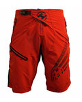 HAVEN Krótkie spodnie kolarskie bez szelek - ENERGIZER - czerwony